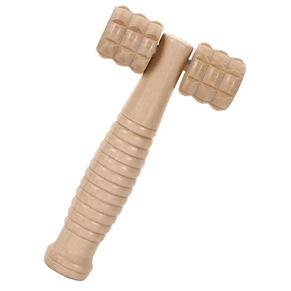 

Wooden Massager Roller for Face Neck Shoulder Legs Feet Arms Back Natural Wood Lightweight Portable Self Massaging Tools