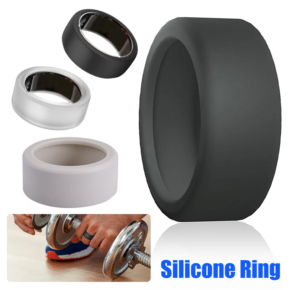 PEUTIER 2pz Copertura Dell'Anello in Silicone Compatibile con Gen 3, Custodia Dell'Anello Protezione Dell'Anello Ring Cover per Oura l'Allenamento Dell'Anello (Nero, M per 12/11/13 PEUTIER 2pz Copertura Dell'Anello in Silicone Compatibile con Gen 3, Custodia Dell'Anello Protezione Dell'Anello Ring Cover per Oura l'Allenamento Dell'Anello (Nero, M per 12/11/13