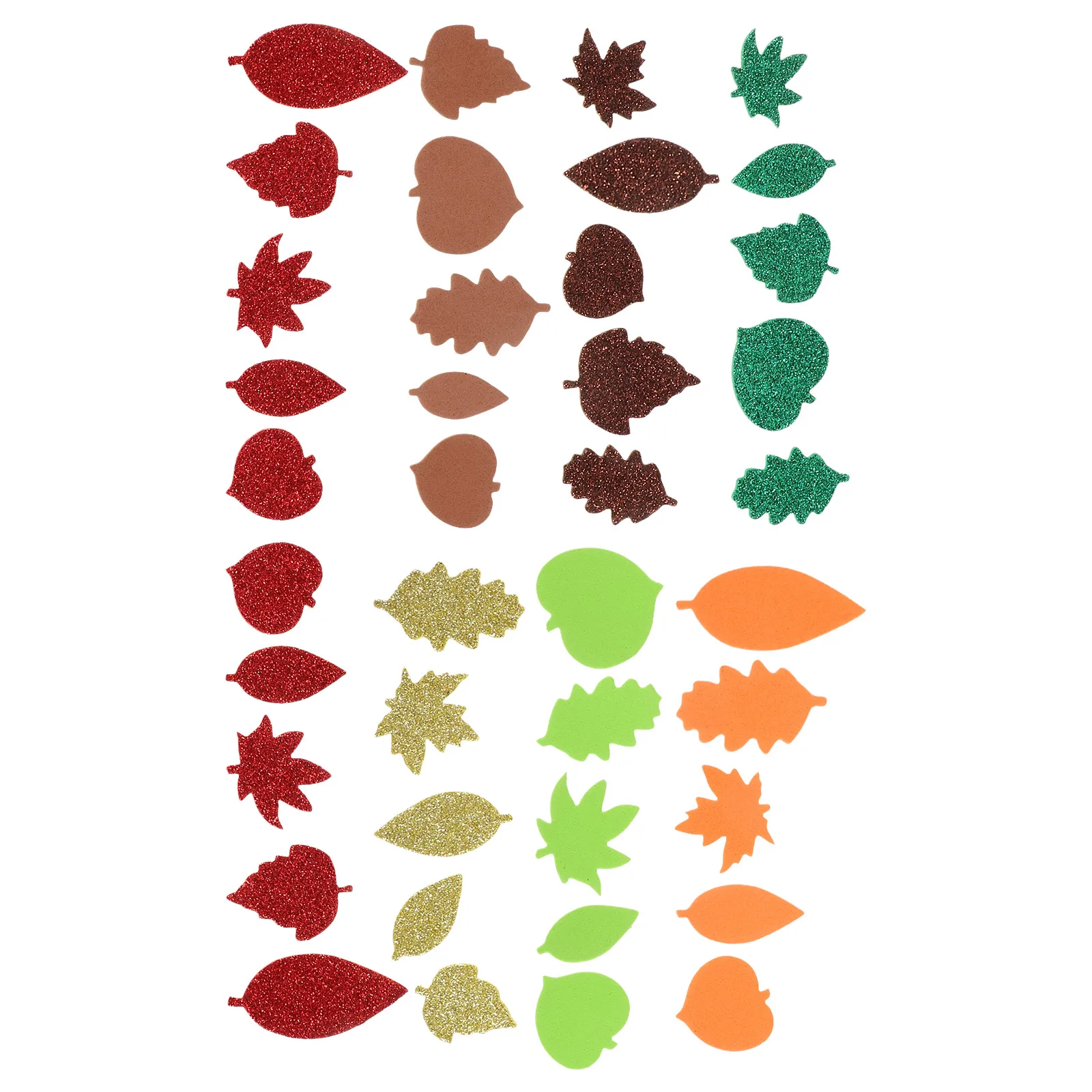 

500Pcs Fake Autumn Maple Leaf Decoration Self-Adhesive Fall Leaves Party Table Scatter Thanksgiving Festival Supplies