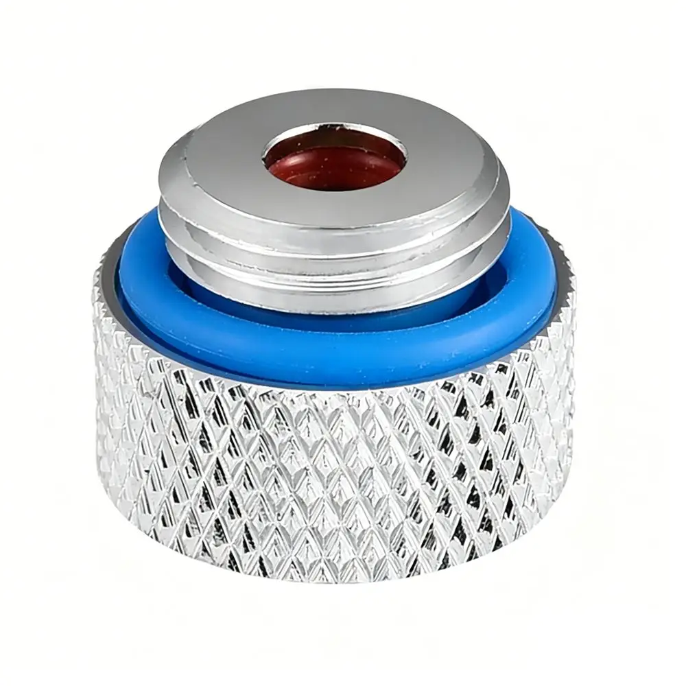 

Durable G1/4 Thread Exhaust Connector Plug Automatic Pressure Release Silver Vent Valve Plug Auto Exhaust Plug PC Water Cooling