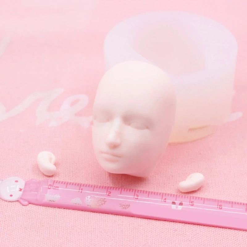 Dolls Face Silicone Mold Fondant Molds DIY Cake Decorating Tools Sugarcrafts Clay Chocolate Gumpaste Molds Baking Tools