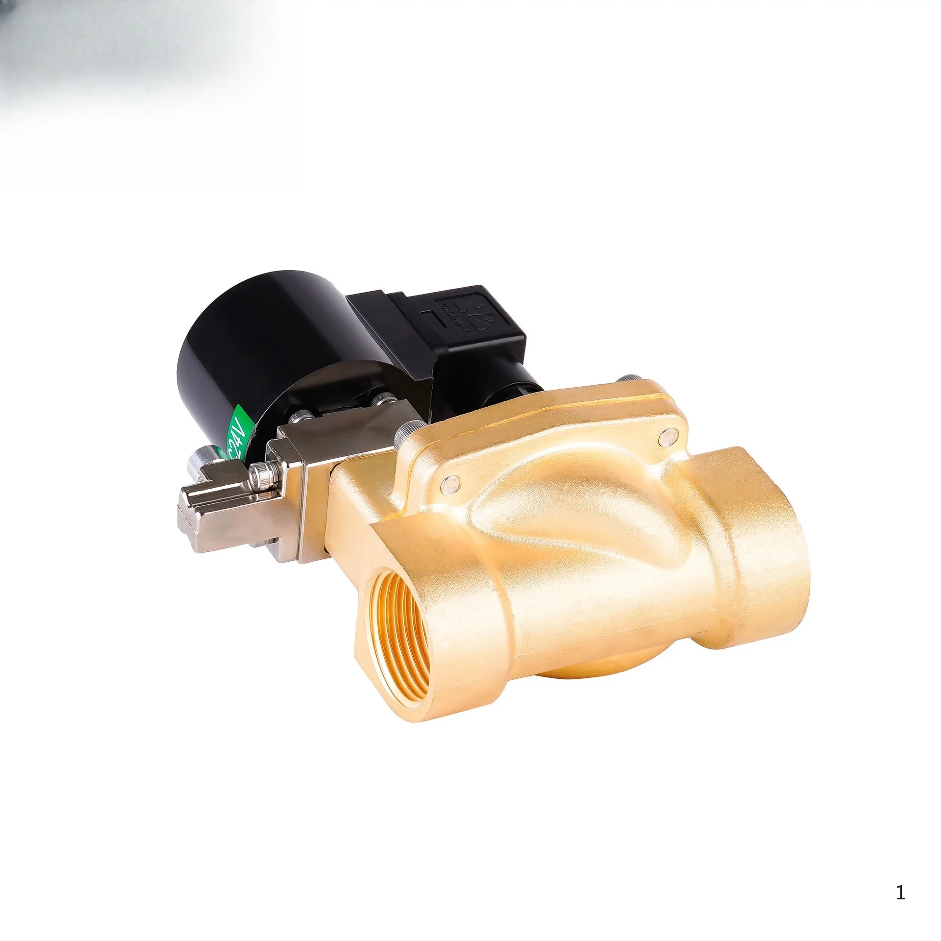Solenoid valve with self-locking and signal feedback functions, battery/lithium battery/energy storage