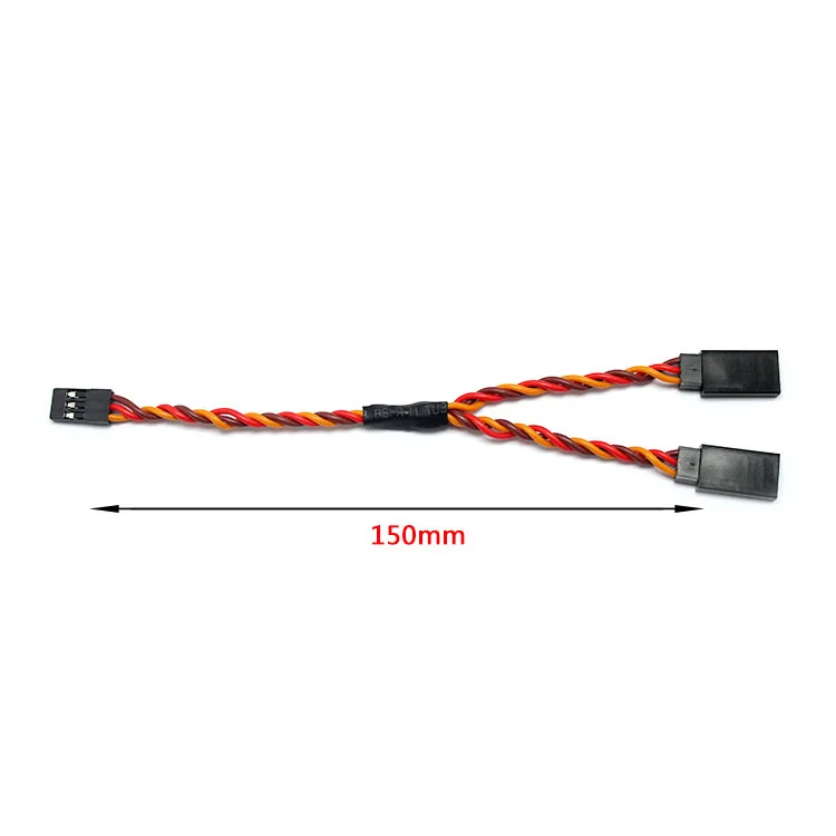 30 szt. Przedłużacz do serwomechanizmu, przewód Y serwo męsko-żeński, 22AWG, 200mm 300mm, do samochodów RC, helikopterów, dronów, części do majsterkowania