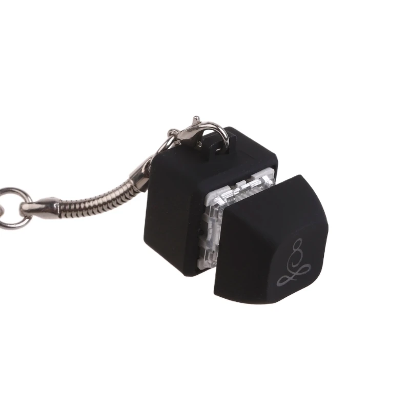 คีย์บอร์ดเครื่องกลสวิทช์ฐานทดสอบ RGB LED Backlit พวงกุญแจของเล่น 1 คีย์