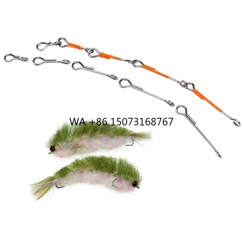 

Шарнирный хвостовик рыбьего хвоста из нержавеющей стали, растяжки для морской воды, сменщик тонких материалов для завязывания мушек