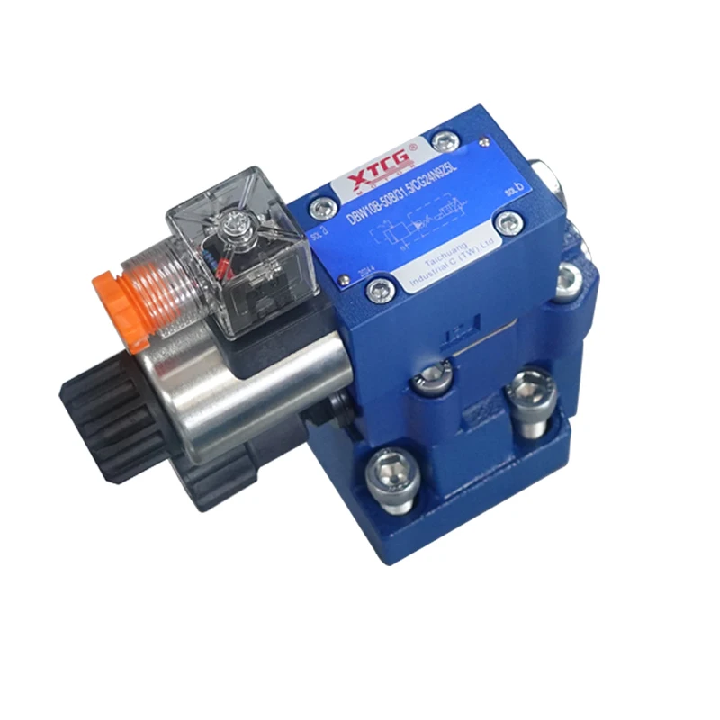 

DBW Series Hydraulic Valves Pilot Hydraulic Electromagnetic Relief Valve With AC220V/DC24V Power Solenoid Pressure Control