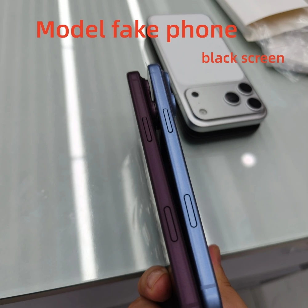 NOUVEAU Maquette de téléphone factice pour iPhone 17 18 Pro et 17 18 Pro Max, Réplique non fonctionnelle, sans logo, pour présentation, jouet de simulation