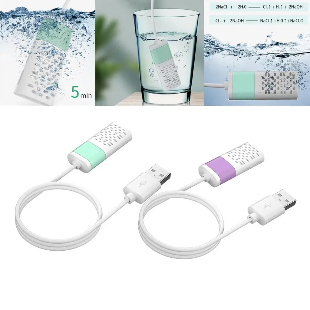 2 Stuks Hypochlorous Water Generator Usb Desinfectie Wasmiddel Maker