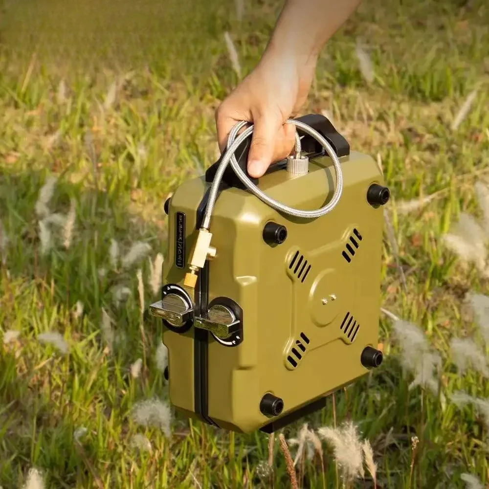 Double Head Stove Dual Burner Split Windproof Card Stove BUERK Foldable Camping Stove Lightweight Portable Outdoor Cooking