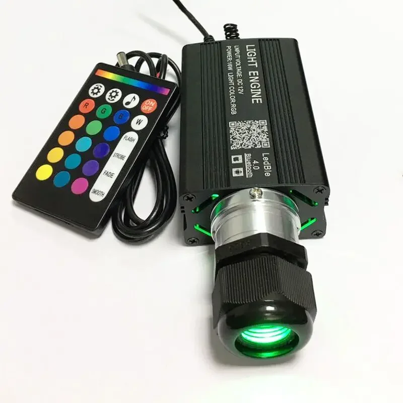 App Smart Phone Remote Controlled Audio Voice Control DIY 16W Car Sky Starry Star Light Engine Fiber Optic Home Ceiling Lighting