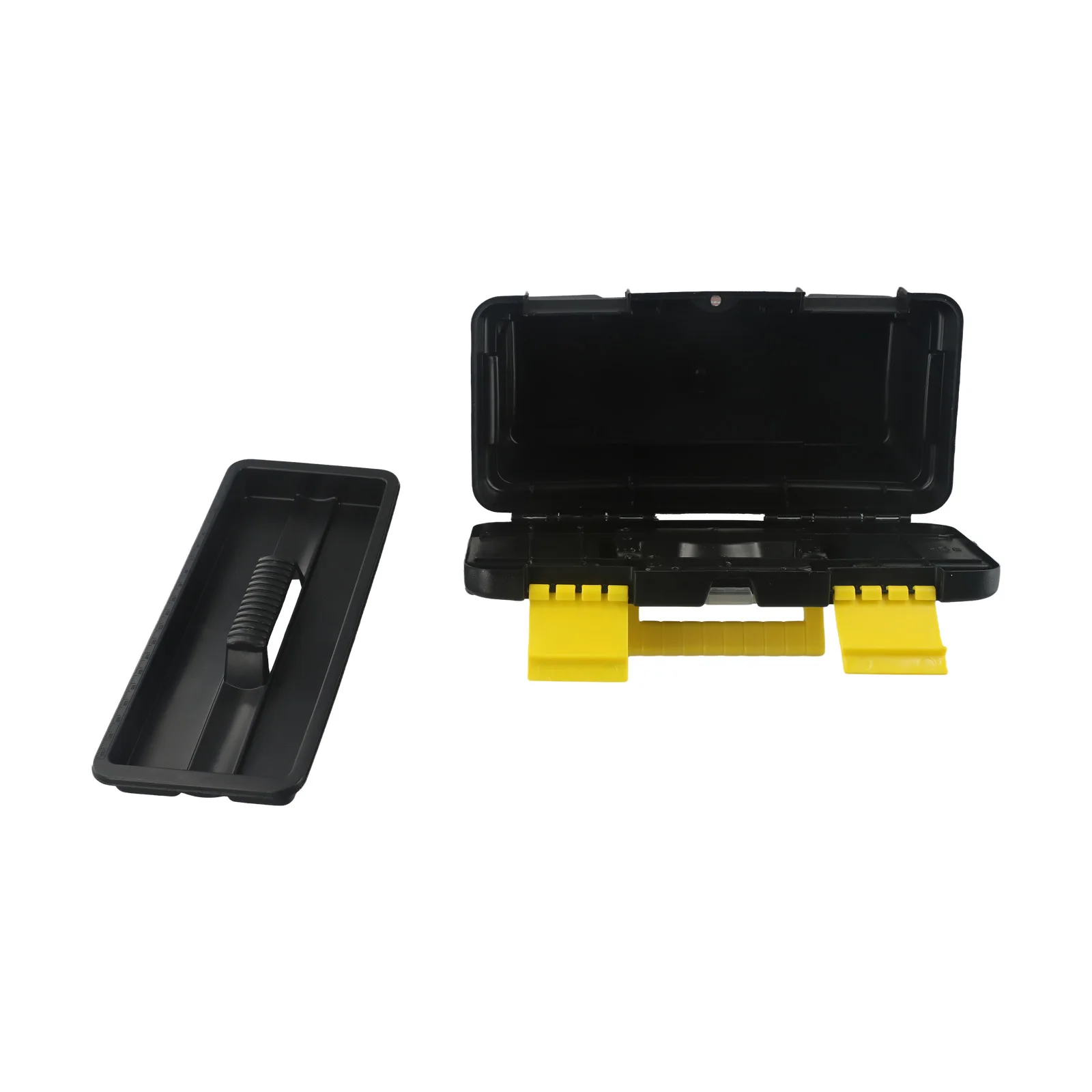 High Quality 10-Inch Two-Layer Plastic Toolbox Mini Multi-Functional Accessories Box Black Tools Packaging Case