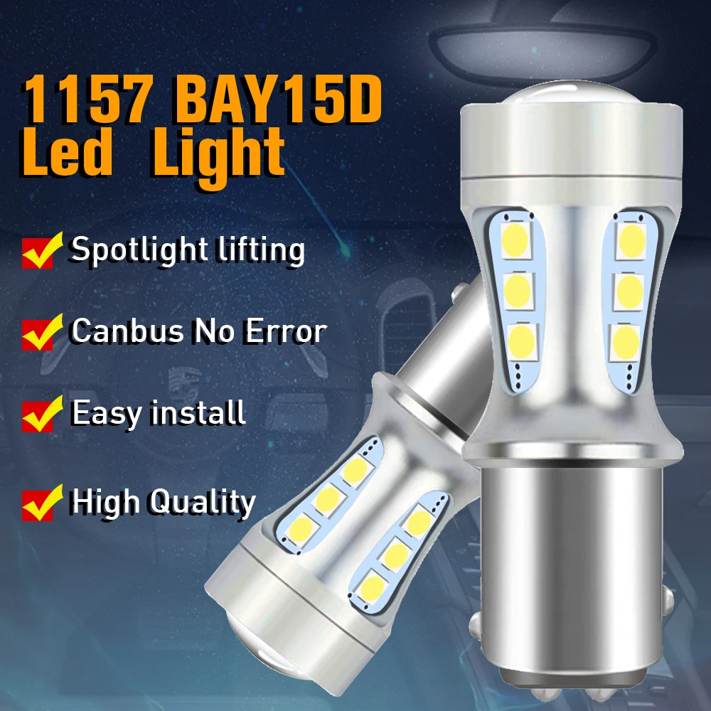 2pcs LED Reverse Light Blub Lamp P21/5W BAY15D For Suzuki Alto Baleno Celerio Grand Vitara Ignis Kizashi Swift SX4 Wagon R Samur