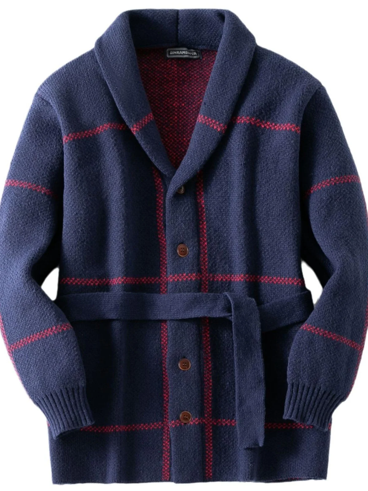 

Мужской осенне-зимний вязаный кардиган-свитер с V-образным вырезом, утепленный, с длинным рукавом, для повседневного и делового стиля, молодежный, модный