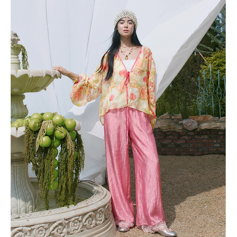 ELFSACK Transparenter Kimono-C – Kimono Sheer Floral Bewertung und Preis