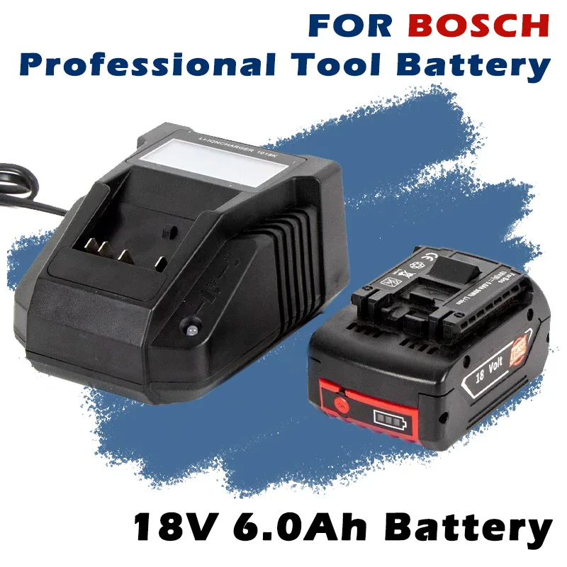 

For BOSCH Authentic 18V BAT609 BAT610 For Bosch 18V Professional 18V Li-ion Battery Drill Battery GBA18V GSR18V BAT618 BAT619