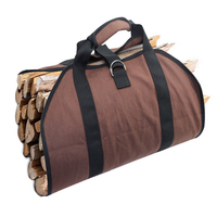 Firewood Bag Carrier Foldable Wood Carrying Bag With Handles Log Tote For Kitchen Camping Trip Christmas Gift