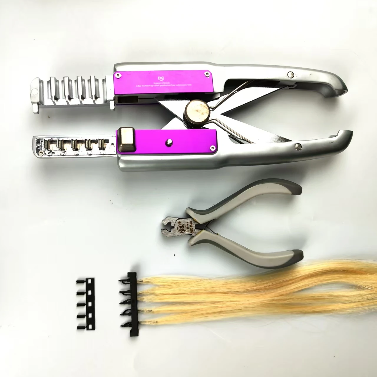 Jimi-3 Titanium Alloy Multi-Function Hair Extension Pliers 6D 3rd Gen Extensions Home Commercial Use Simple Convenient