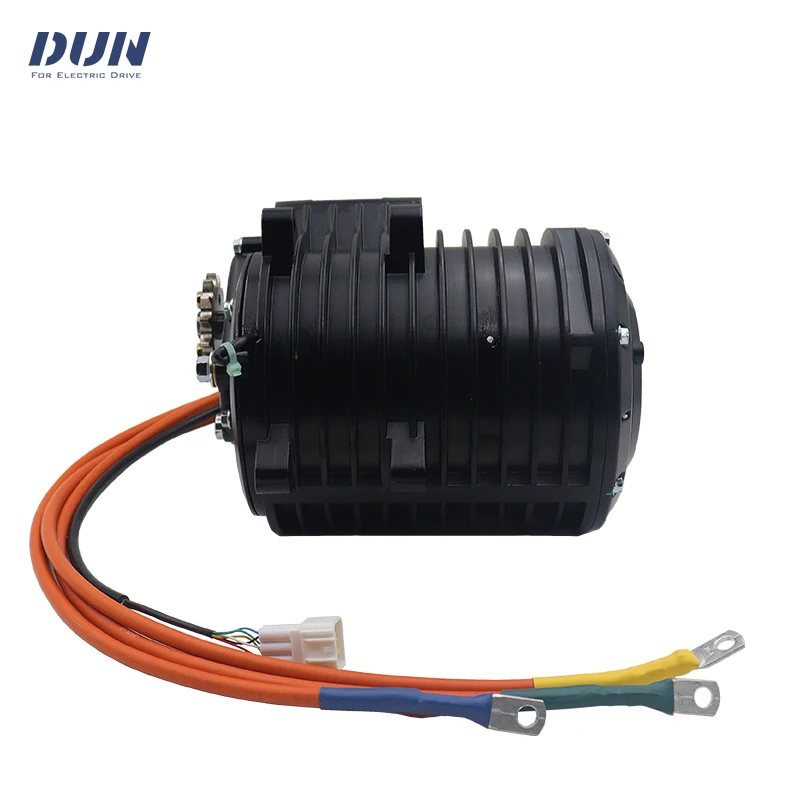 QS138 V3 3KW Peak 9KW Moped Motorcycle Mid-Drive Motor With Fardriver ND72530/ND72680 Controller