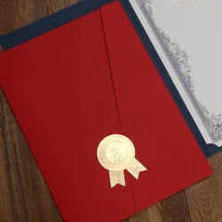 Porte-documents Décoratif pour Certificat d'Honneur, Enveloppe de Couverture, Document en Papier, Diplôme