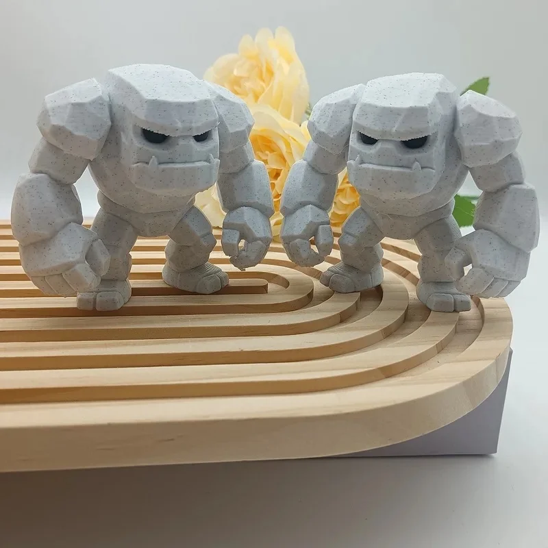Strong and Powerful Stone Statues, 3D Printed Plastic Ornaments, Indoor and Outdoor Decorations for Halloween and Christmas
