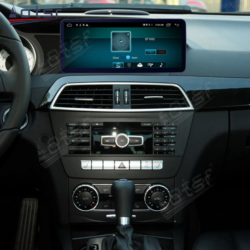 

12.3 Inch Car Radio Android 13 Qualcomm For Mercedes Benz C Class 2011-2014 Stereo Multimedia Player GPS Navi CarPlay Head Unit