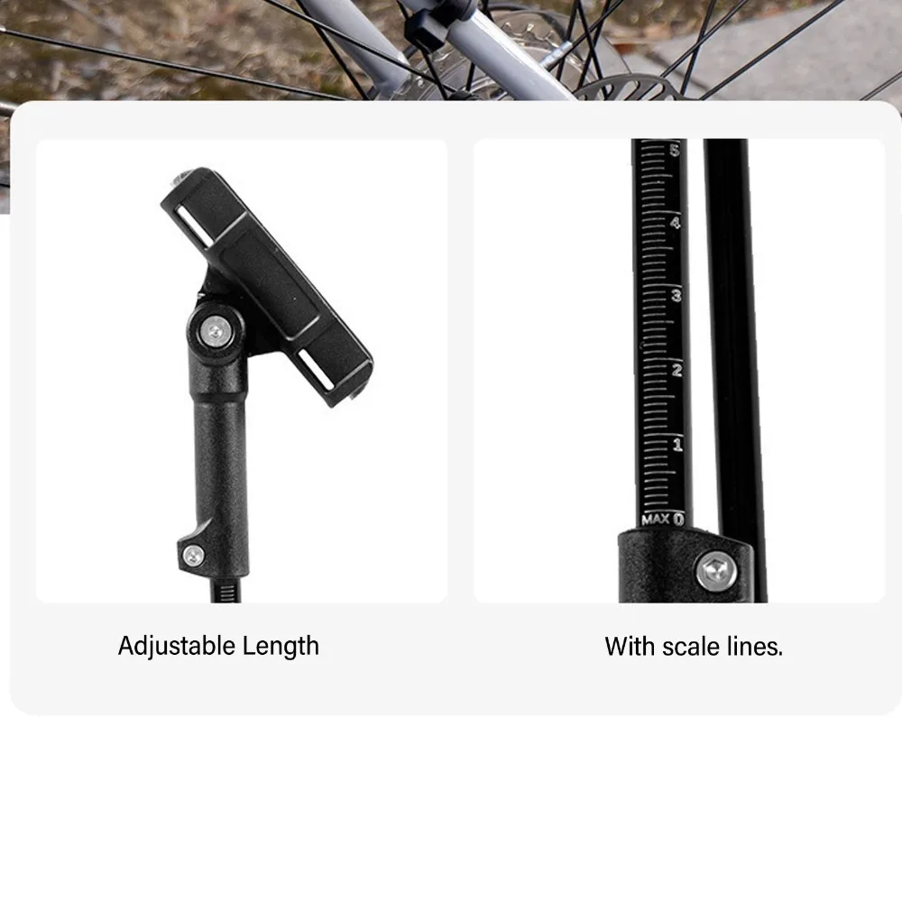 Front/ Rear Bike Adjustable PP, Aluminum Alloy Bike Mud Guard Black Rain Proof Bicycle Splash Guard for 700C Bikes