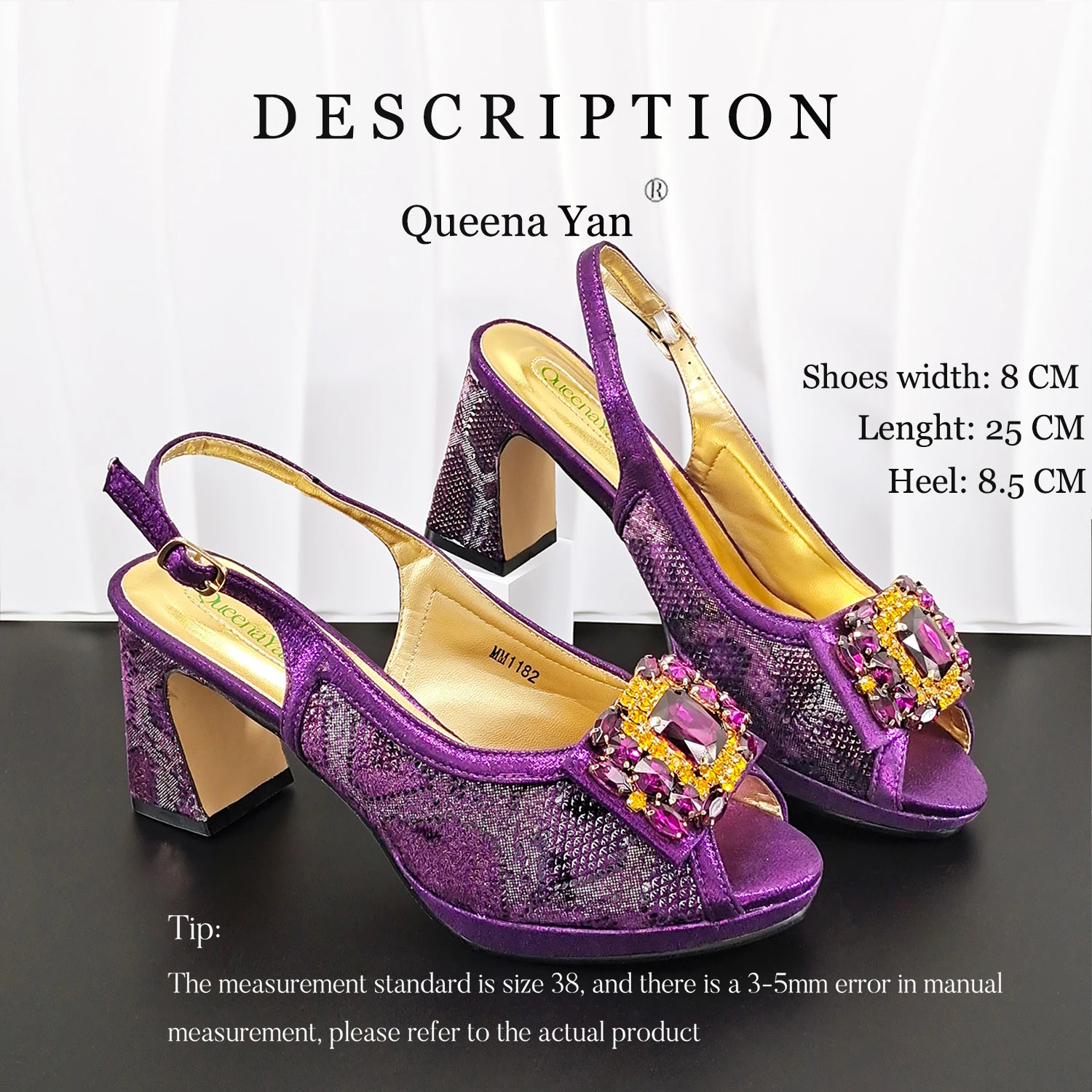 Queena Yan The Charm of Women Fashionable Shoes and Bags Necessary for Women’s Banquet Wedding High Heels and Shoulder Bags