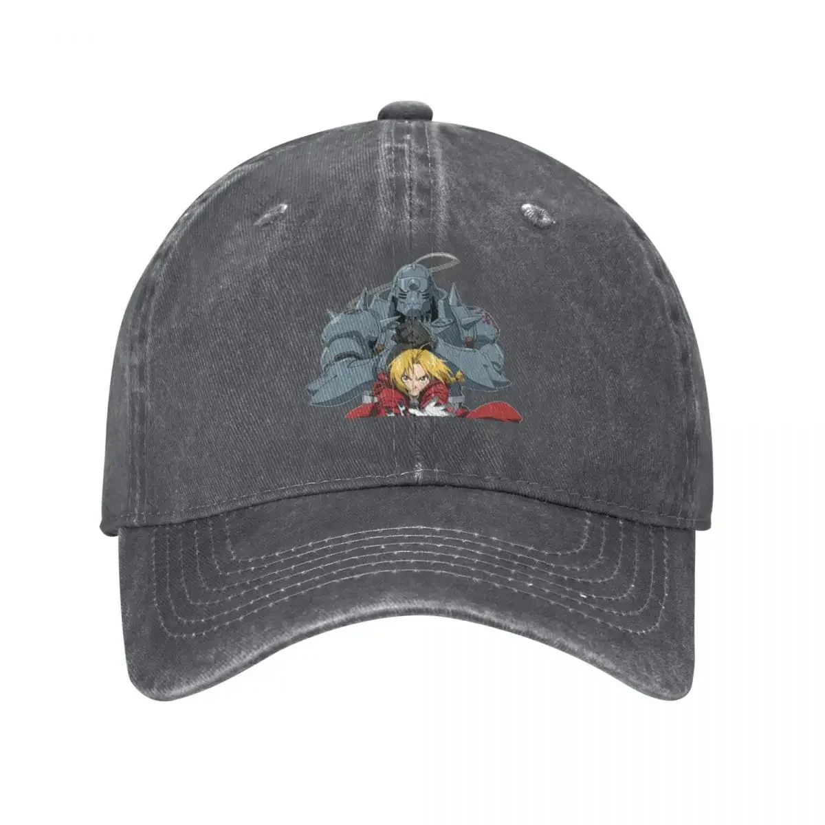 

fullmetal alchemist brotherhood Baseball Cap fun hats Custom Cap black Men's Hats Women's