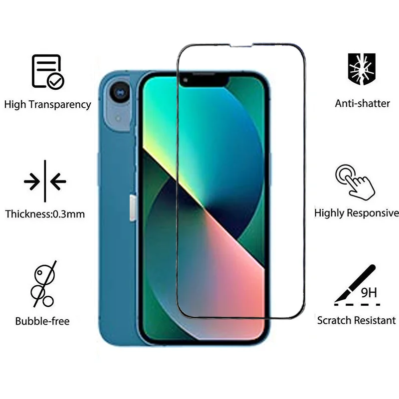 tempered glass on iPhone 14 pro mica for iPhone 13 pro max 13pro protector iphone14promax iphone12 12 pro HD film iphone 14 pro screen protector