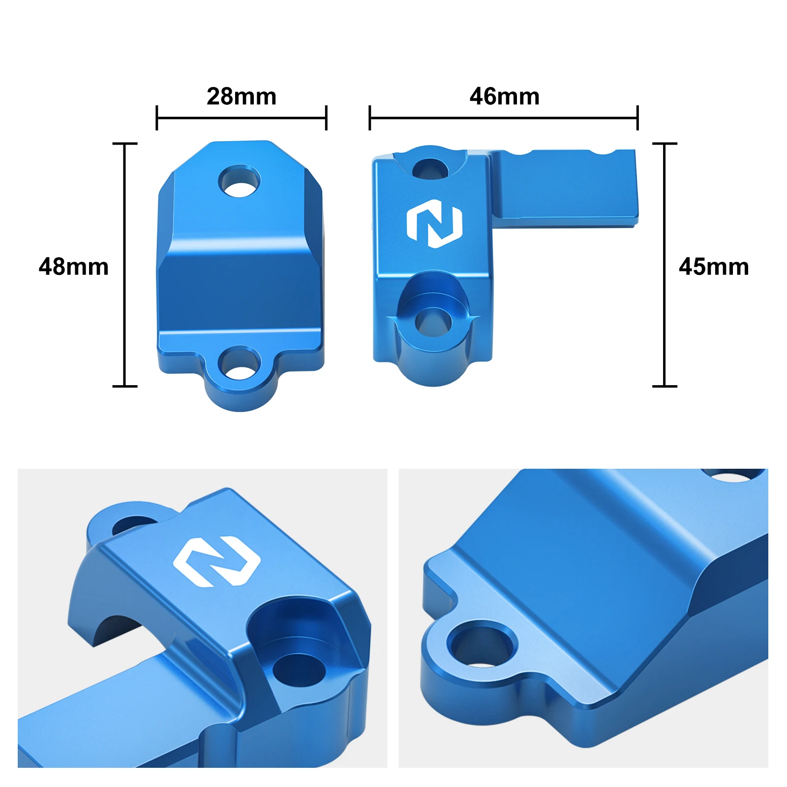 NICECNC Master Cylinder Protectors For HUSQVARNA TE300 TE250 FE250 FE350 FE450 FE501 2014-2016 TC125 TC250 FC250 FC350 FC450