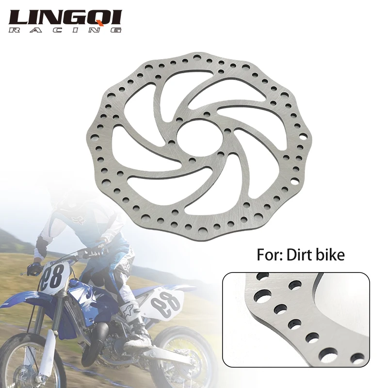 LINGQI RACING 190MM 6 Bolts Thickened Disc Brake Rotor Hydraulic Brakes Parts For Electric Scooter Mountain Bicycle MTB Moto