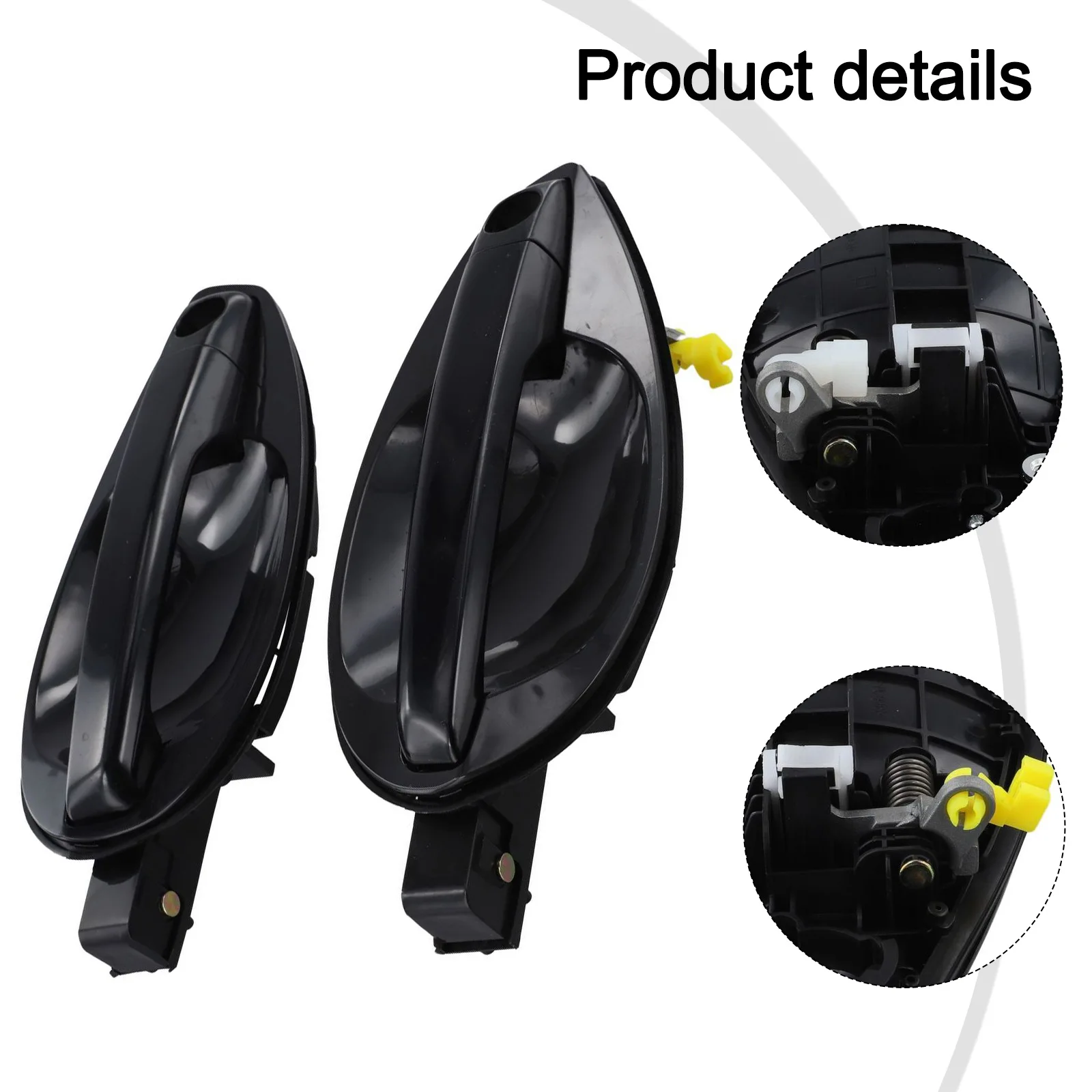 Aftermarket Handles Car Door Handles Vehicle Exterior Upgrade Enhanced Functionality OEM Compatible Perfect Fit ABS Construction