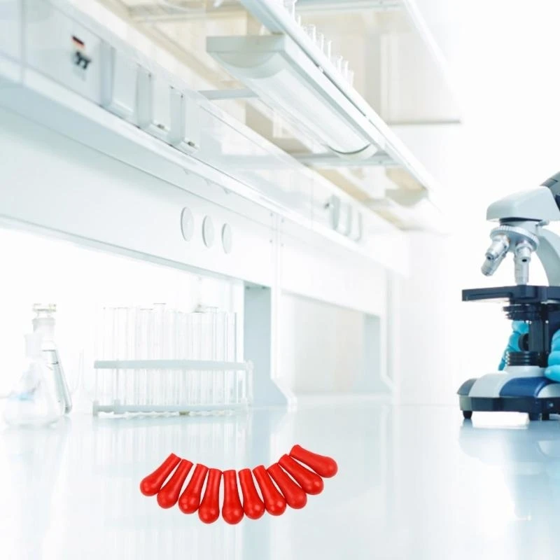 Резиновые крышки Pipettes Caps для капельниц и лабораторных экспериментов