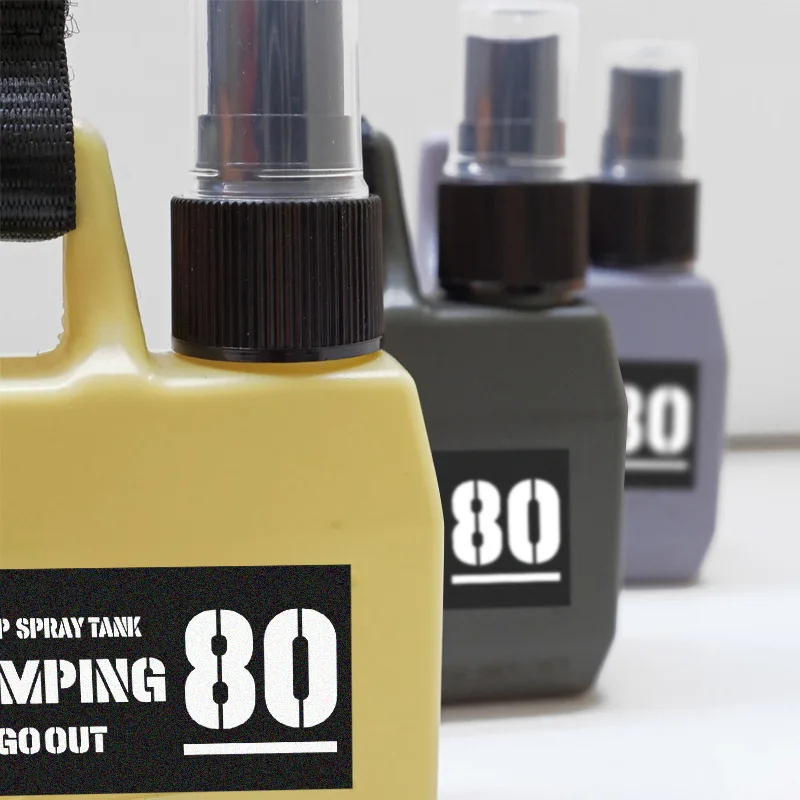 

Outdoor Multifunctional Spray Bottle Portable Hiking Pot with Buckle Wild Camping Alcohol Dispensing Bottle Empty Bottle