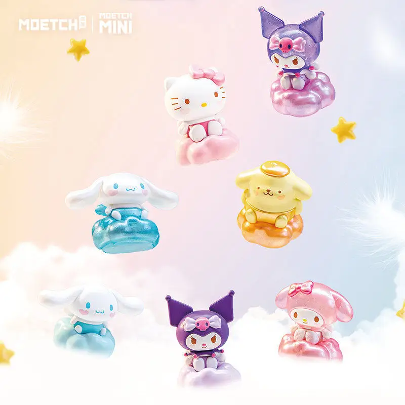 

Мини-фигурки Sanrio: Куроми, серия Blind Box, тема Angel Baby Starlight, коллекционные мини-фигурки, настольные украшения для фанатов аниме