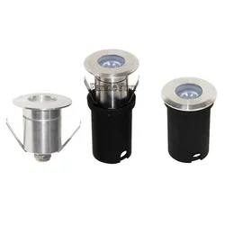 IP68 DC12V 220V 3W Outdoor Lighting for Garden Yard Step Stairs Floor Deck LED Recessed Inground Lamps LED Underground Spotlight