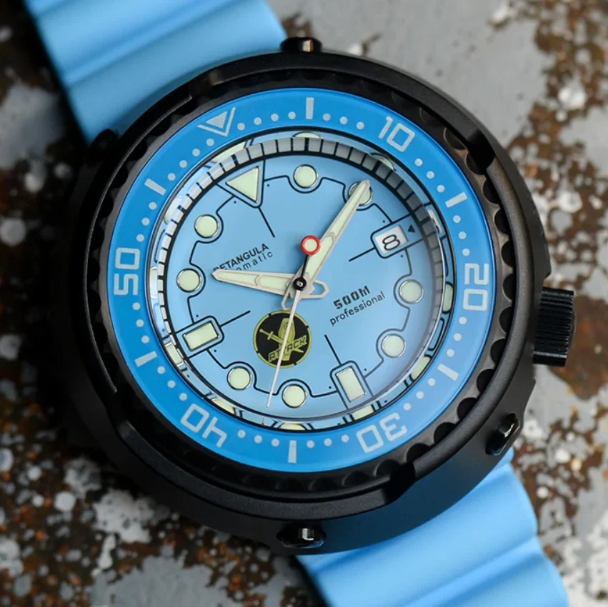 

Мужские часы для дайвинга RDUNAE, 52 мм, титановые, автоматические, механические, водонепроницаемые до 500 м, светящиеся, с сапфировым стеклом, механизм NH35.