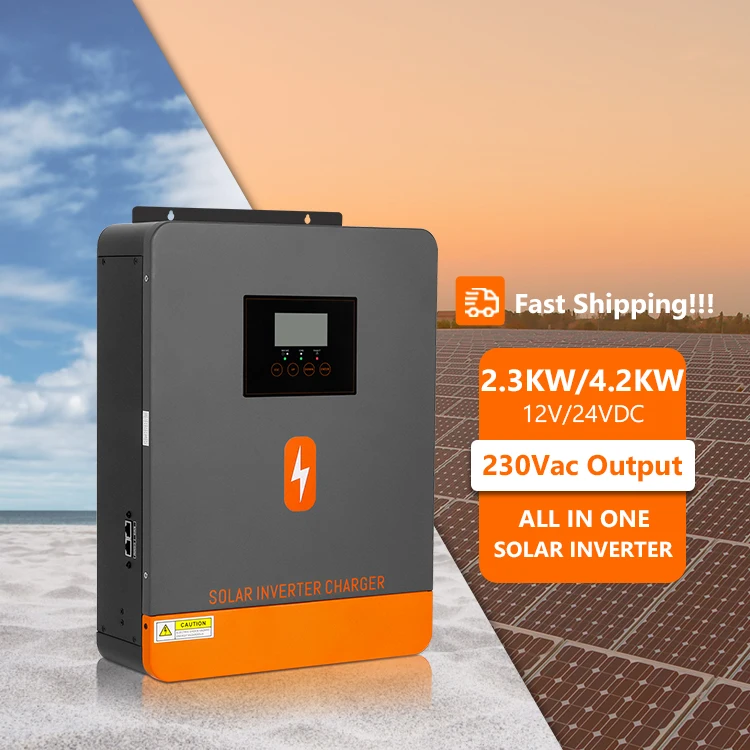 PowMr Hot Selling 4.2KW 12V/24Vdc 203Vac Supports Up To 4000W PV Array Input Single Phase Off Grid Solar Inverter