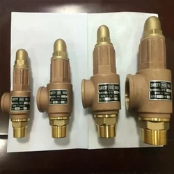 S10 Brass safety valve Steam Adjustable Pressure for pressure tank spring type Temperature & Pressure Relief safty valves