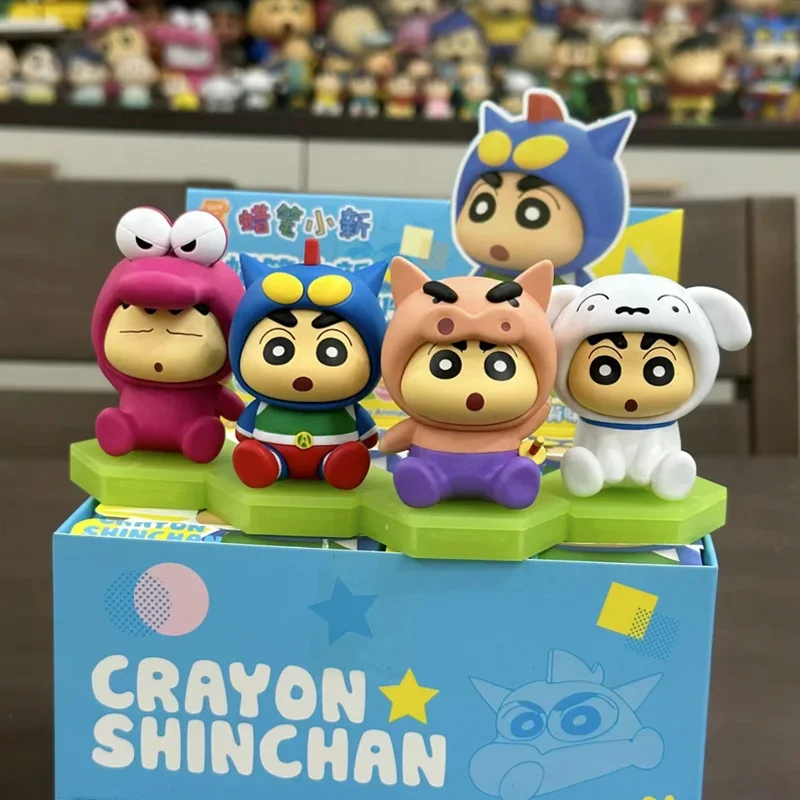 Crayon Shin-chan New Cute Office Decoration Doll Toy Aromatherapy Ornament Lucky Box Gifts