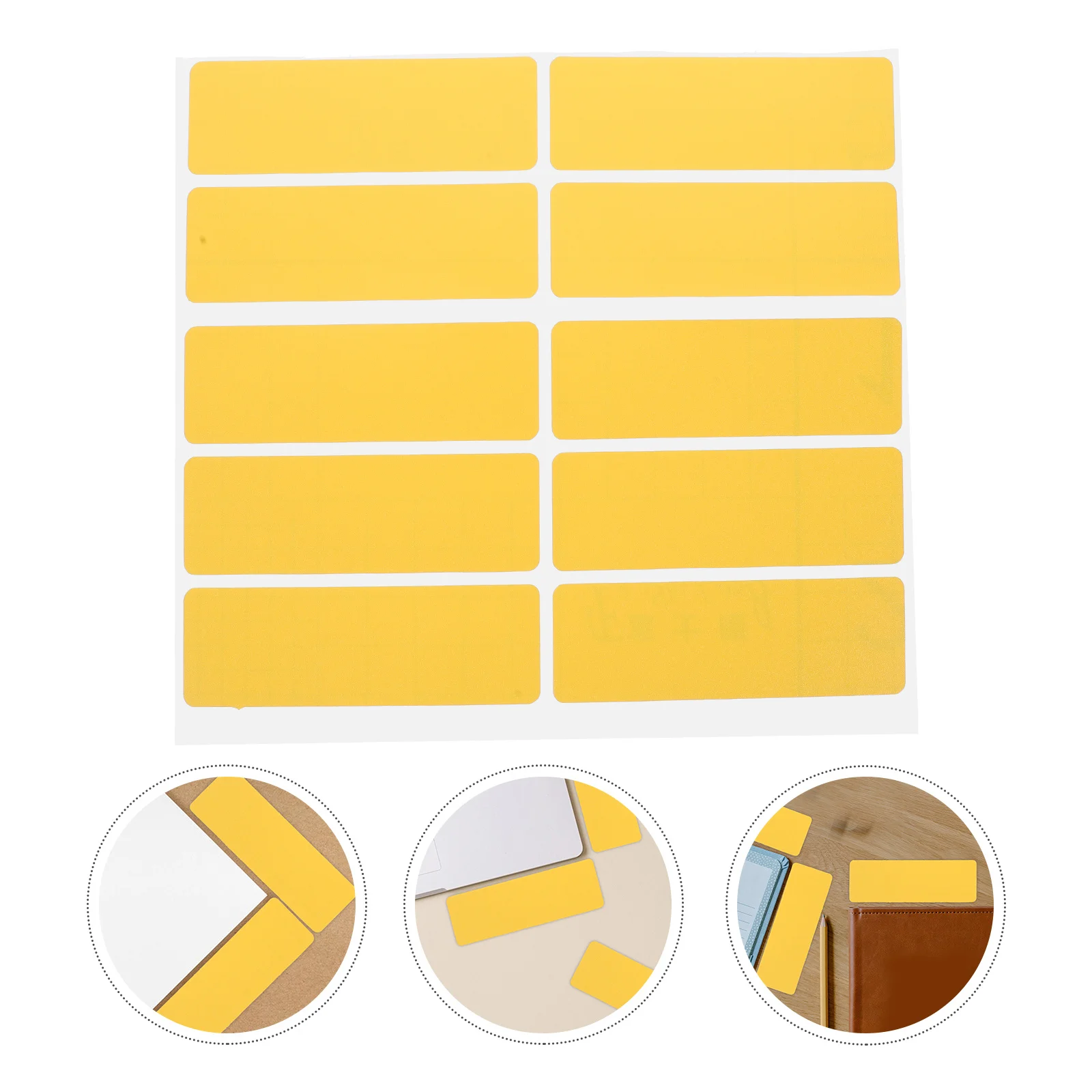 

10 шт., наклейки с местоположением, клейкие маркировочные этикетки под прямым углом для стола, настольная организация, самоклеящаяся поставка для рукоделия, эффективная