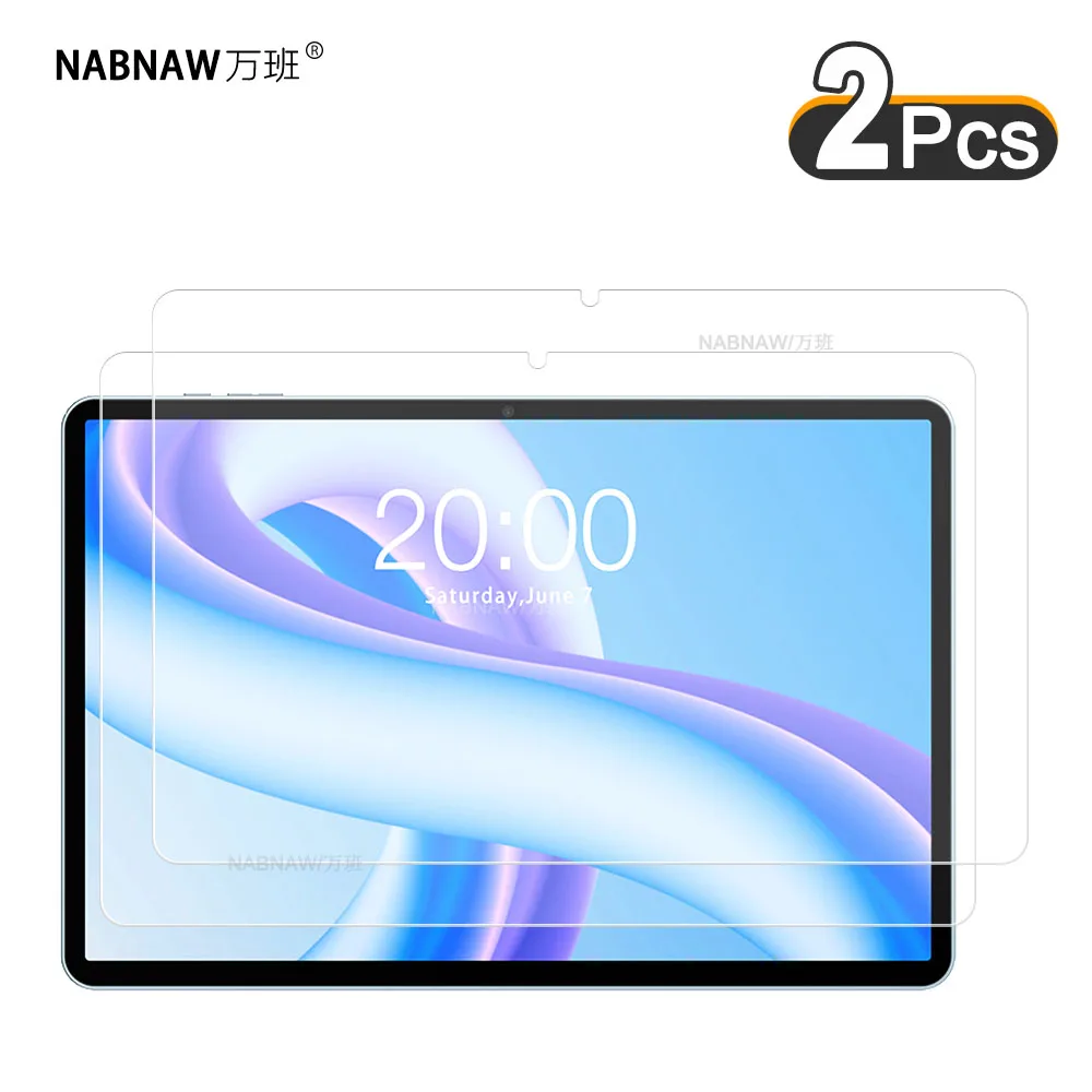 2 Pieces Ultra Clear Scratch Proof Screen Protector Tempered Glass For Teclast M50 Plus 10.1 inch Display Screen Film