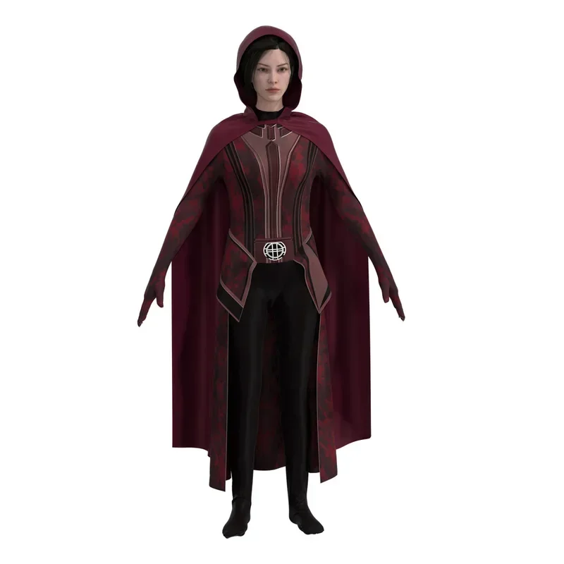 Wanda vision crimson witch cos costume Wanda scarlet witch cosplay the same clothes