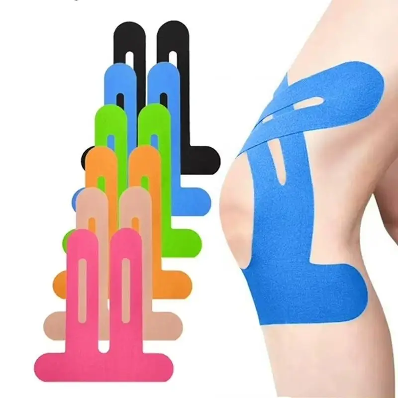 5Pcs Kinesiology Tape For Knees,Waterproof & Elastic,Breathable Knee Tape,Athletic Tape Provide Support & Stability For Running