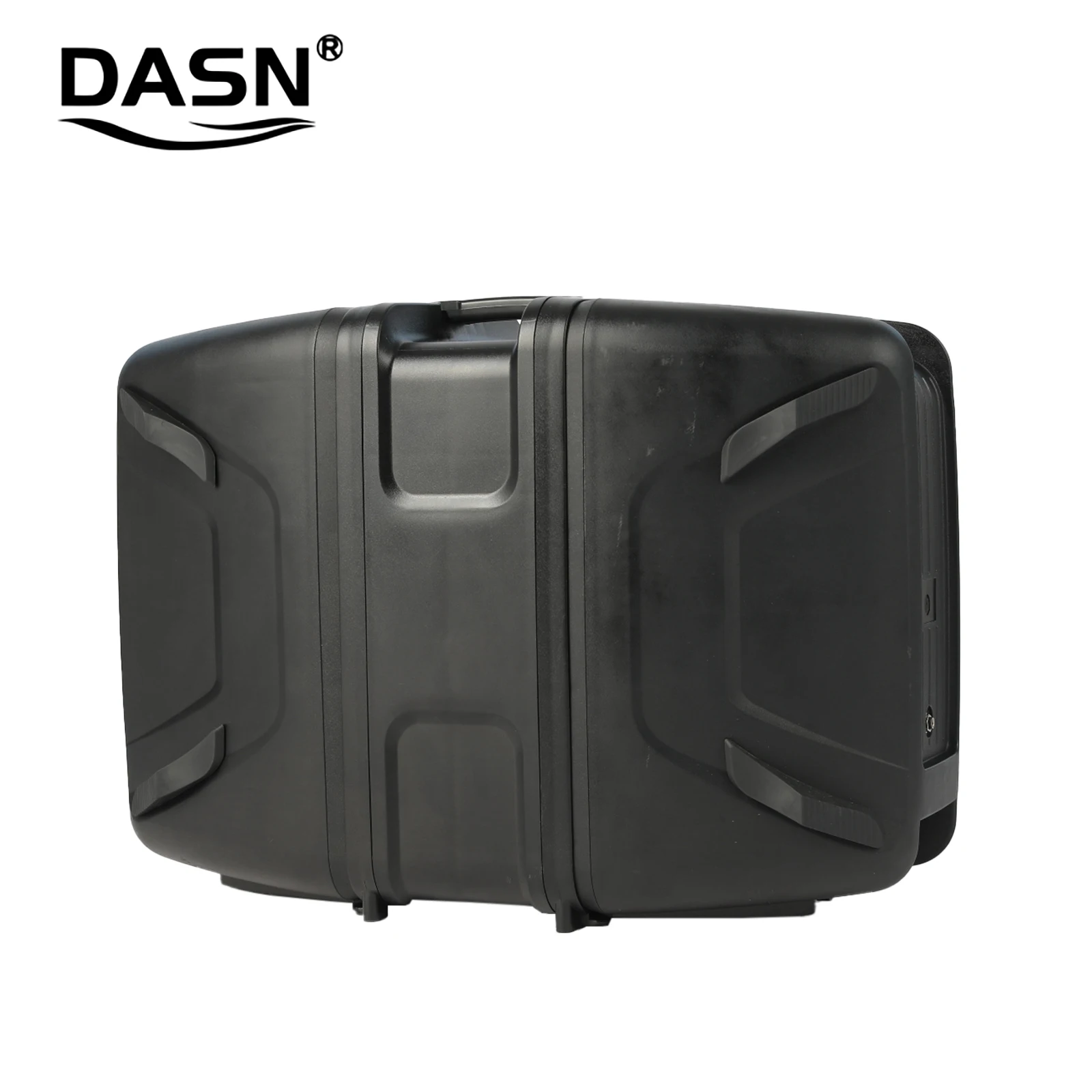 DASN P210F 2*10 Inch 800W DSP Professional Active Full Frequency Plastic Portable PA System Speaker With Stand Microphone Cables