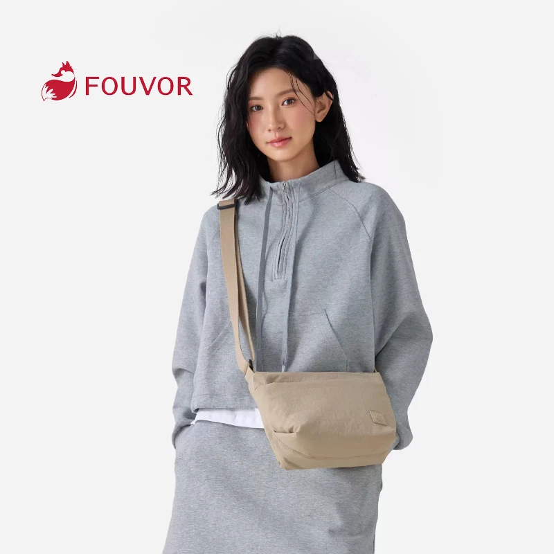

FOUVOR Shoulder Bag Abrasion Resistant Waterproof Large Capacity Multi-Pocket Casual Lightweight Commuter Crossbody Bags 3071-02
