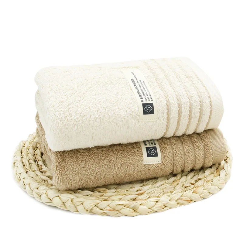 New organic cotton towel 115g long staple cotton pregnant woman plain cotton face towel towel gift