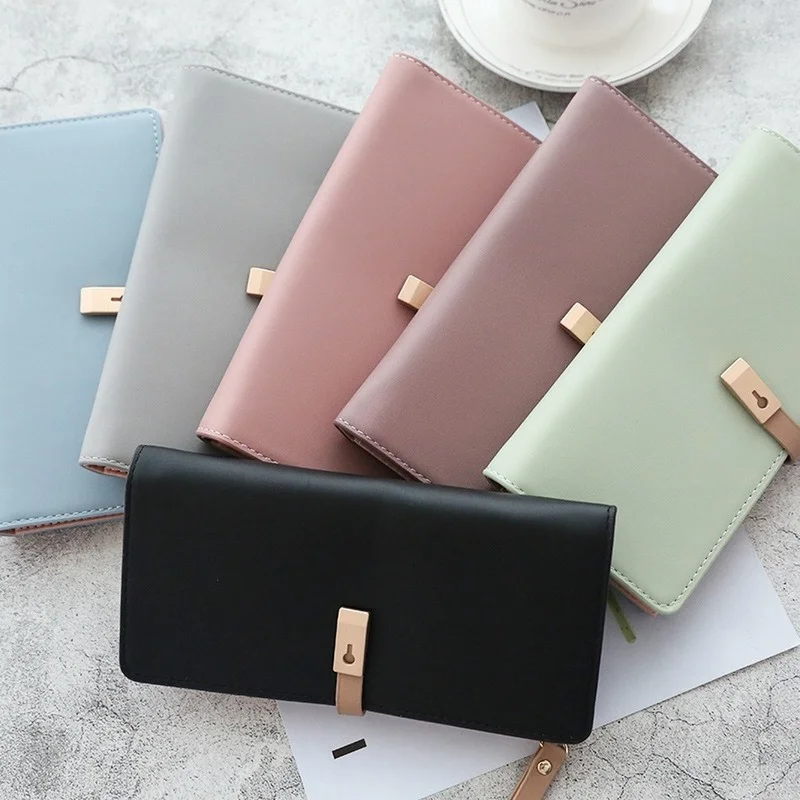 Long Women\'s Wallet Female Purses Tassel Coin Purse Card Holder Wallets Pu Leather Clutch Money Bag Purses Carteras Para Mujer