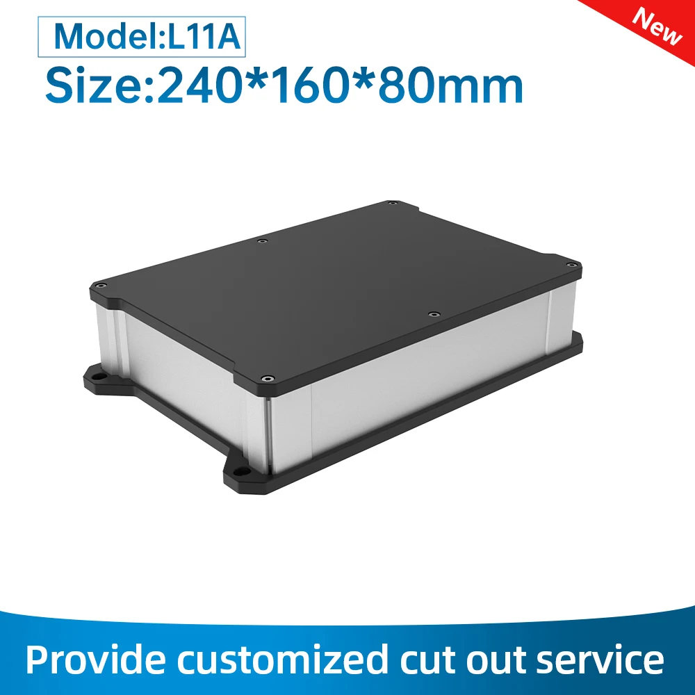 Ip68 Outdoor Electrical Aluminium Junction Electronic Metal Enclosure Case Aluminum Waterproof Box L11 240*160mm