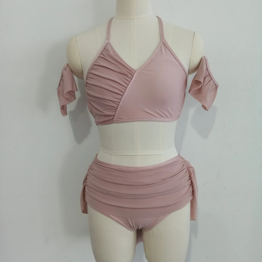 Kids Girls Retail and wholesale nylon/Lycra mesh modern dance ballet body suit training suit dance school group performance